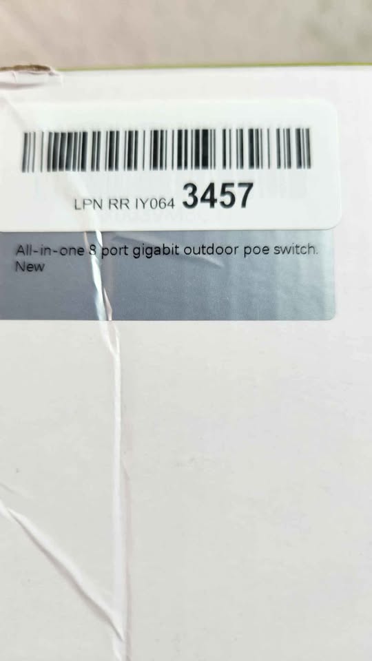 All in one 8 port gigabit waterproof Poe Switch