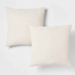 Chenille square throw pillows (2 Pack)