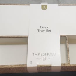 Woven Paper desk organizer