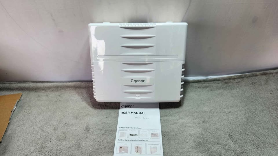 All in one 8 port gigabit waterproof Poe Switch